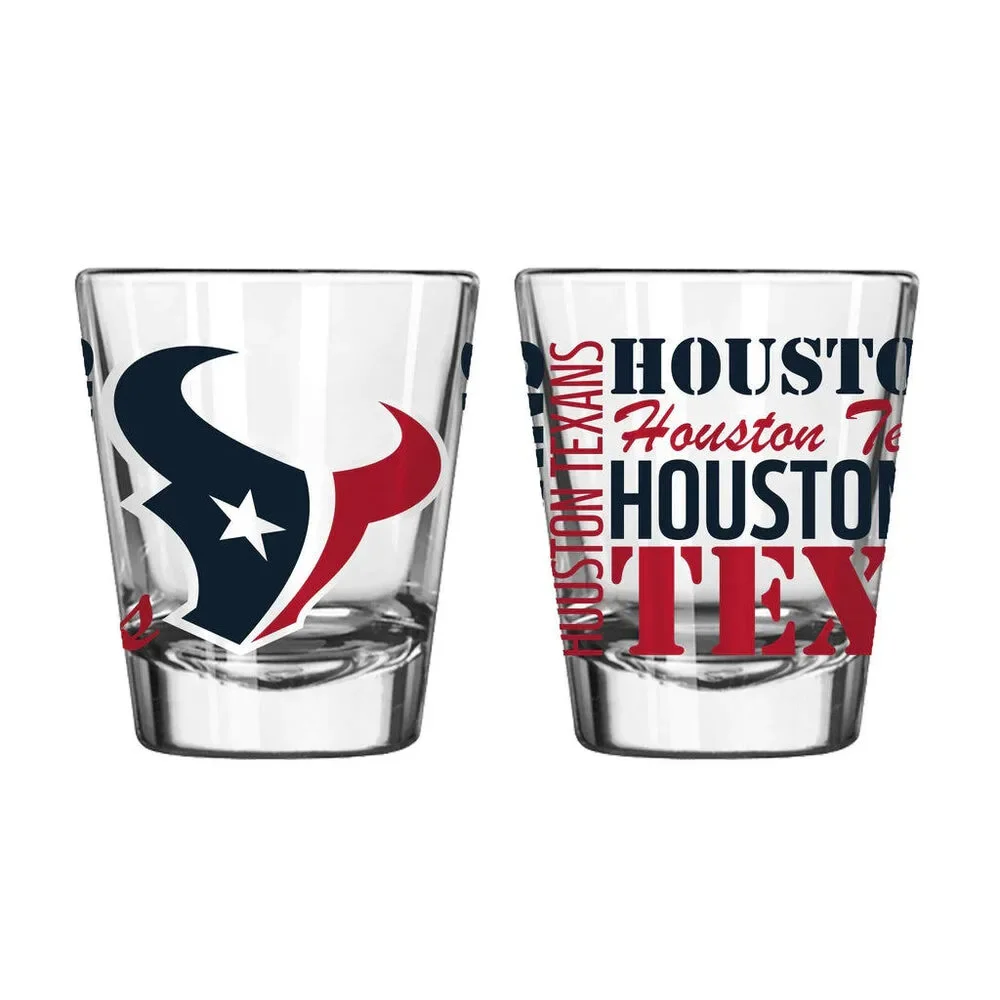 Houston Texans Spirit Shot Glass 2 Oz. 2-Pack